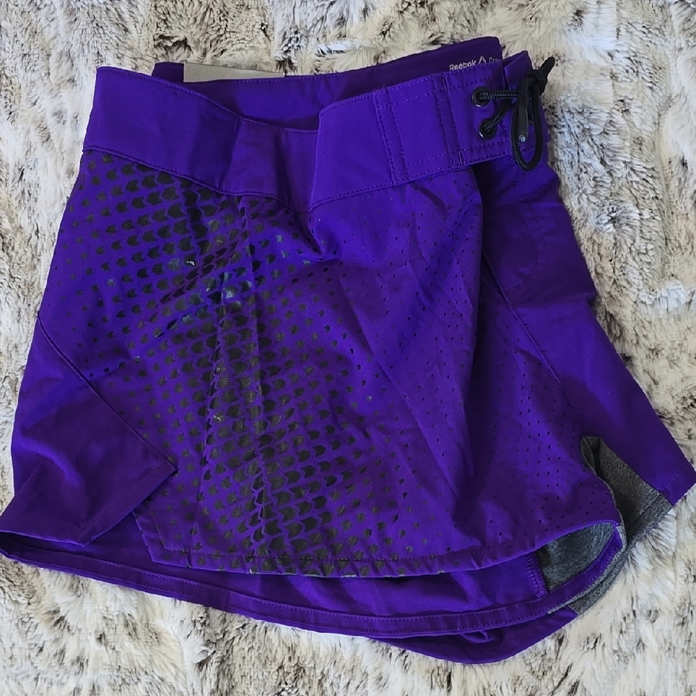 Reebok Purple CrossFit Playdry Shorts XL